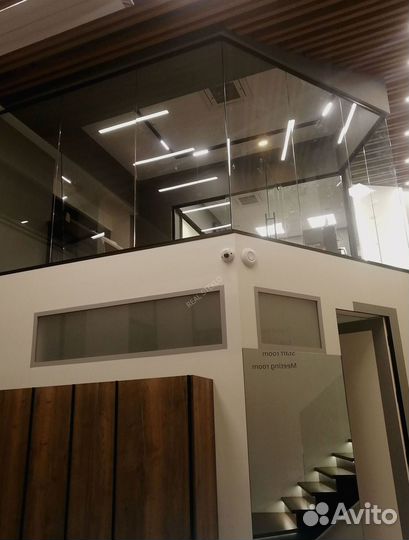 Стеклянные перегородки для офиса