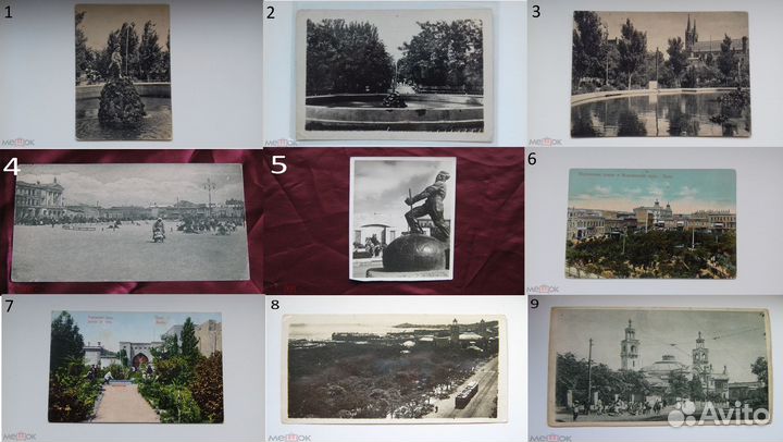 Баку Сады Скверы Фонтаны 1900 - 1930 гг