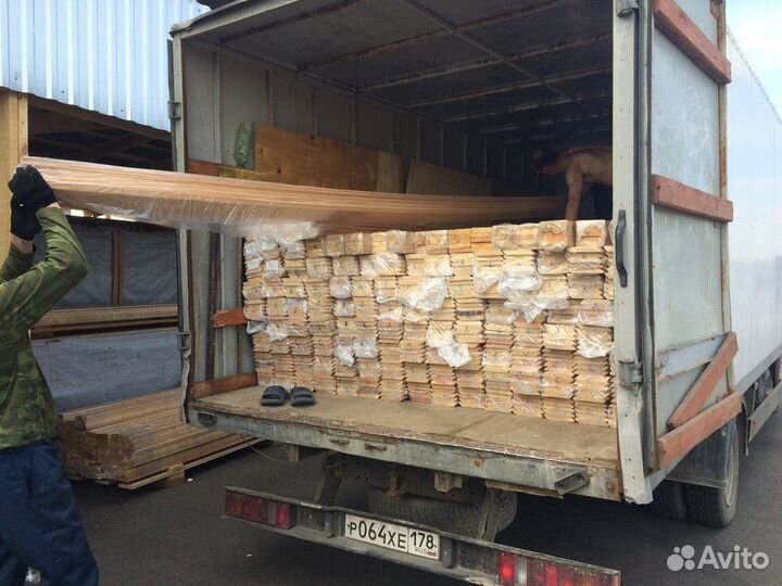 Планкен прямой за м2 20 мм 95 мм 6000 мм, вс