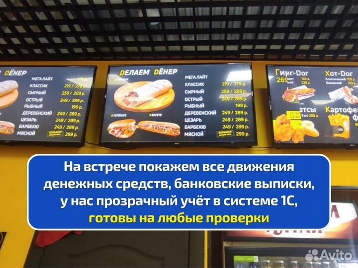 Сеть кафе быстрого питания готовый бизнес