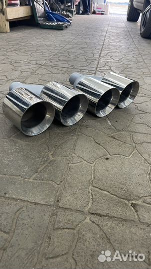 Двойные насадки на грушитель 100 мм