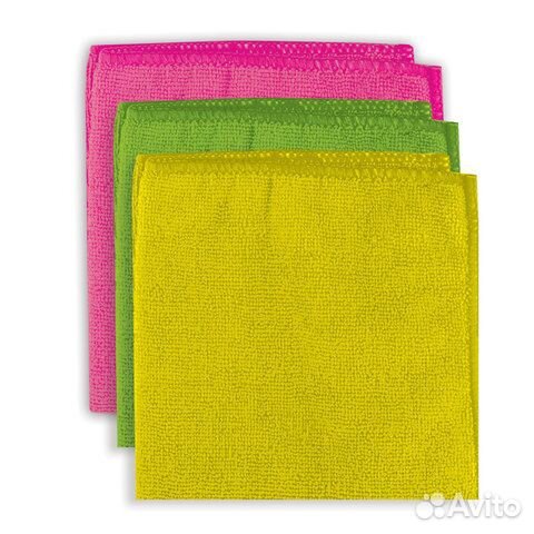 Салфетки универсальные, комплект 3 шт., плотная ми