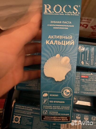 Зубная паста rocs