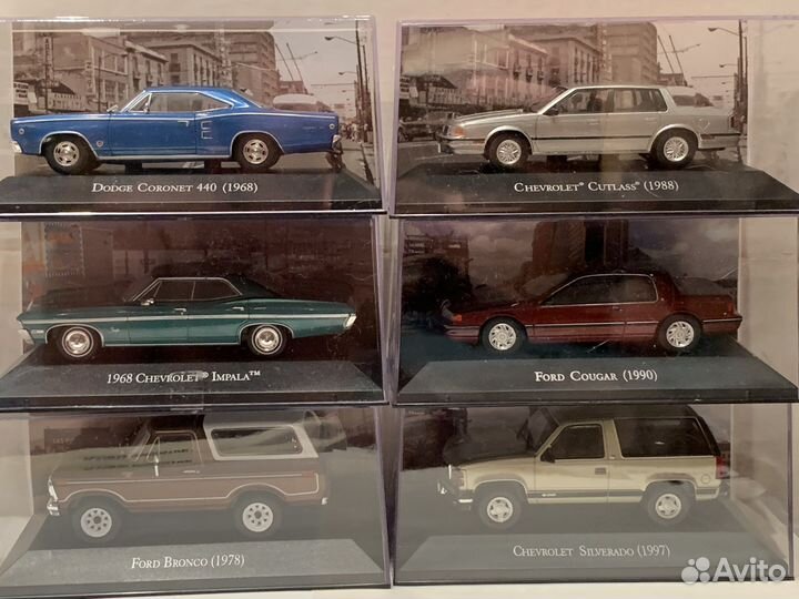 Медели Американские Bronco, Chevrolet 1:43 Altaya