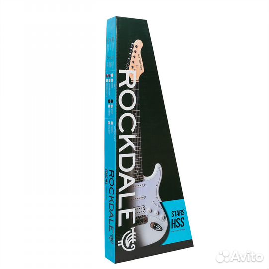Электрогитара rockdale Stars HT HSS Black Limited