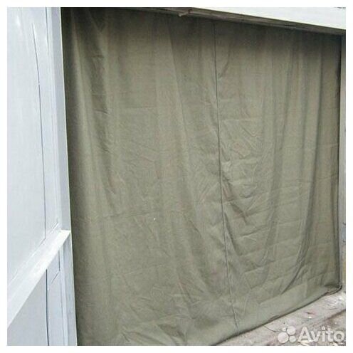 Брезентовая штора в гараж цех