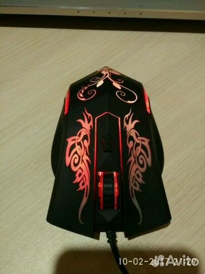 Оптическая компьютерная мышь игровая