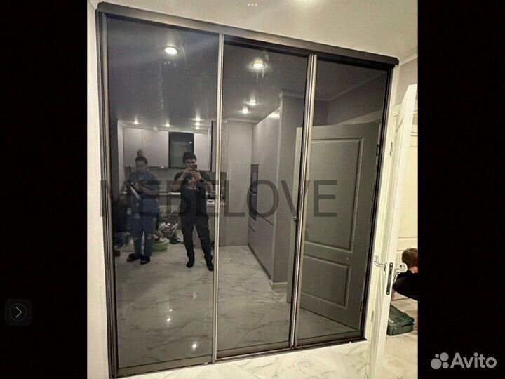 Шкаф купе на заказ в прихожую в рассрочку монтаж