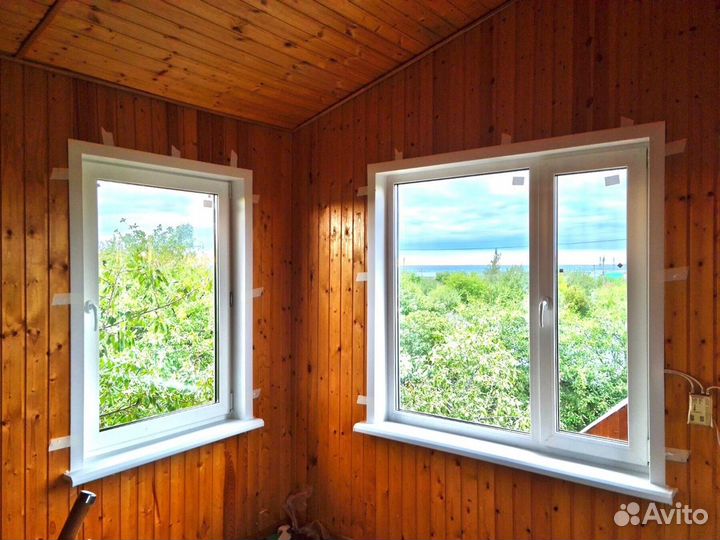 Окно пвх Пластиковое окно Алюминиевое остекление