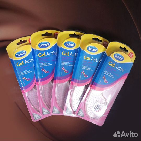 Гелевые стельки для обуви Scholl Gel Activ