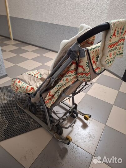 Санки коляска ника