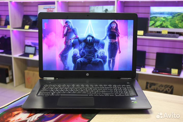 Игровой Ноутбук HP с большим экраном для геймеров