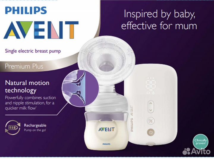 Молокоотсос электрический avent