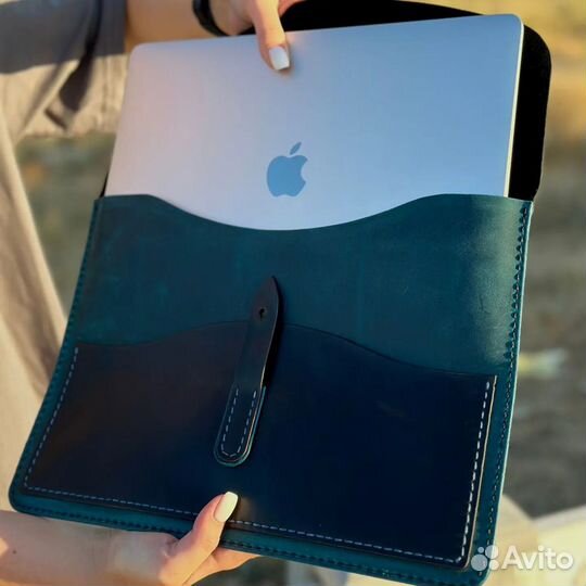 Чехол для MacBook натуральная кожа ручная работа