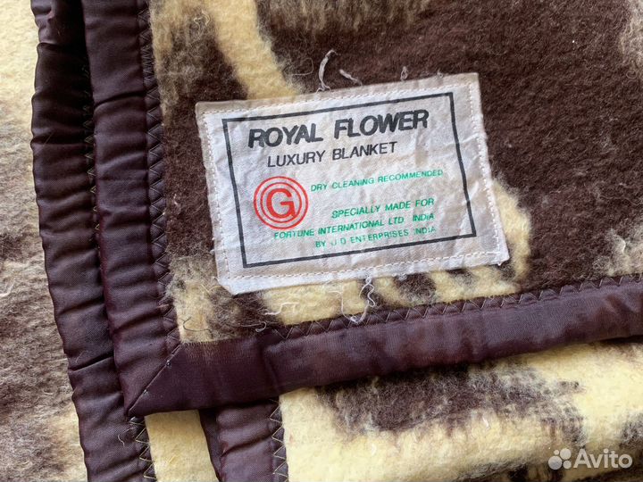 Одеяло шерстяное Индия,новое