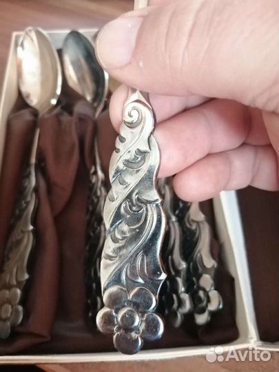 Набор десертных ложек Виктория СССР