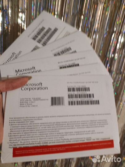 Microsoft Windows 10 PRO 64bit Russian