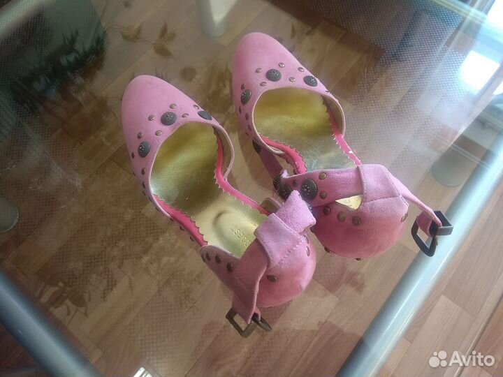 Туфли женские, натуральная замша, 38 р-р