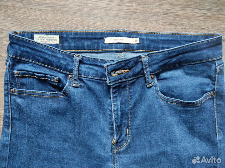 Джинсы женские levis 711 w30 L32