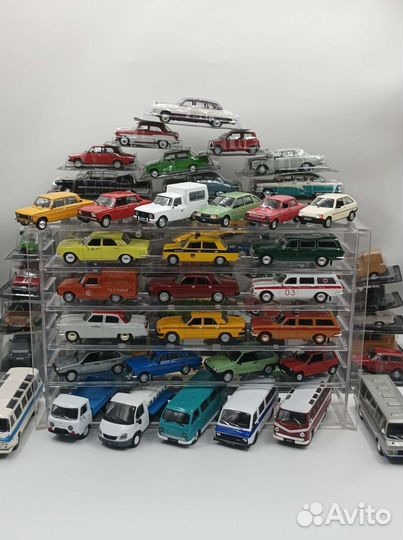 Масштабные модели 1:43 коллекция Автолегенды СССР