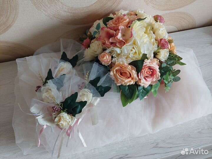 Украшение свадебное на машину