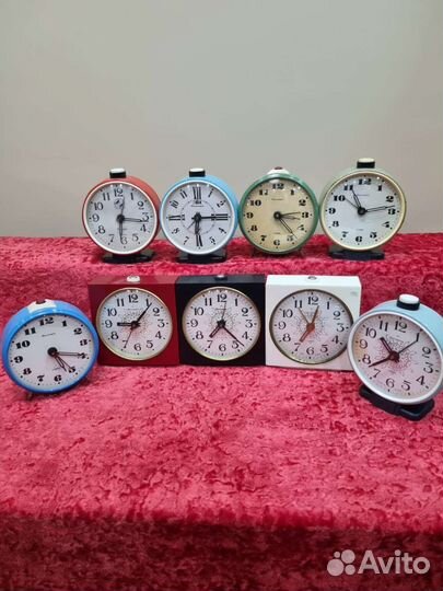 Будильники Янтарь,Слава,Витязь,Севани