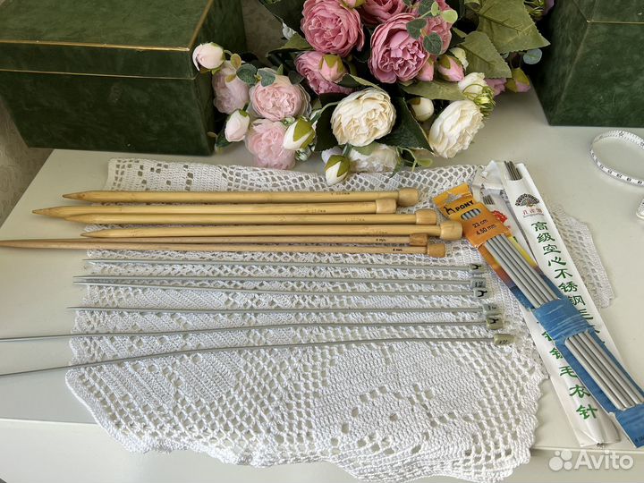 Хобби рукоделие. Спицы.Набор спиц