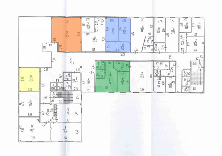 Офис, 30 м² на Парковом