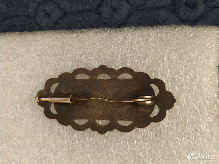Серебряная брошь.ссср
