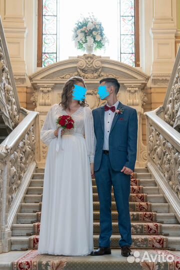 Свадебное кружевное платье