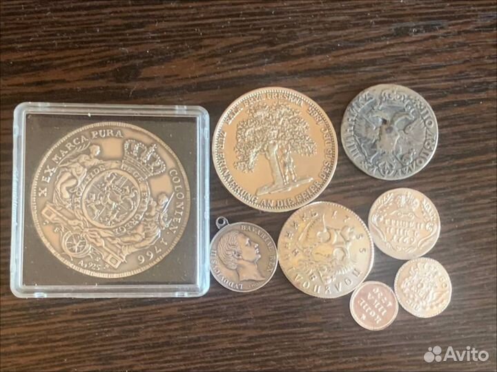 Копия редких царских ин. монет серебро