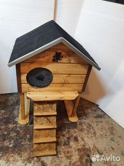 Будка для кота котодом уличный