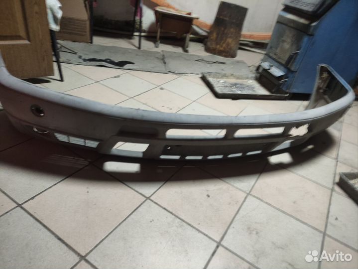 Бампер на газель + усилитель+пластмасса