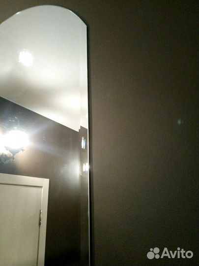 Зеркало 240х80см красивое с фацетом