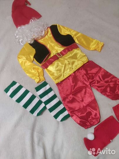 Новогодний костюм петрушка