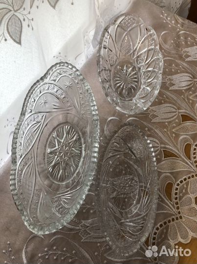 Ваза хрустальная СССР