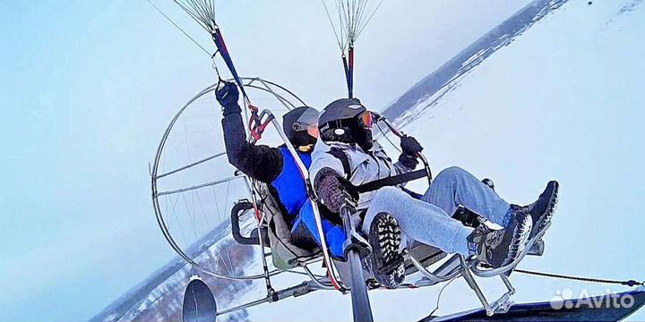 Полет на Параплане с мотором