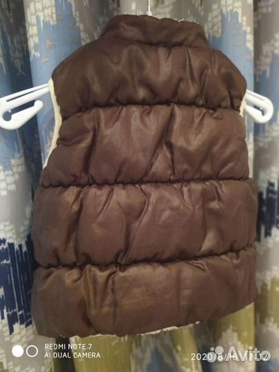 Желет утепленный 1-2 года