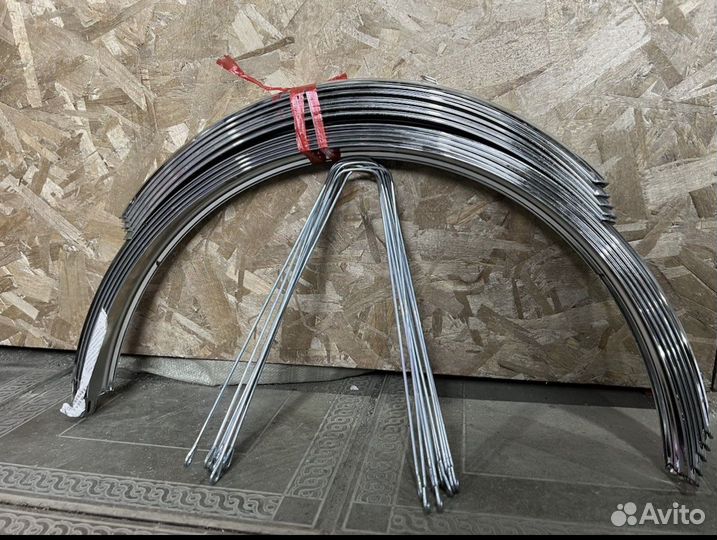 Крылья для велосипеда полноразмерные металлические