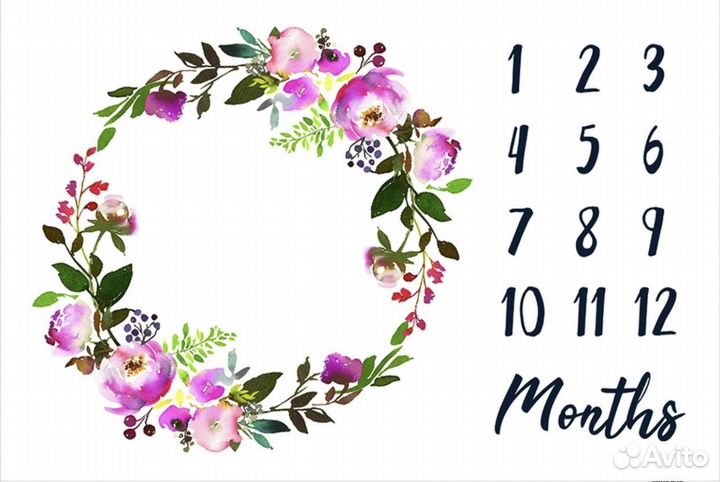 Фотоплед с месяцами
