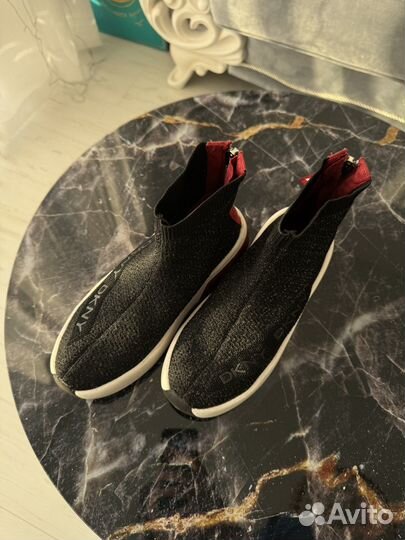 Кроссовки кеды ботинки dkny текстильные