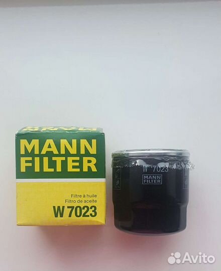 Фильтр масляный mann w7023