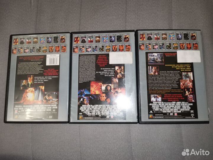 DVD фильмы Крепкий орешек и Индиана Джонс