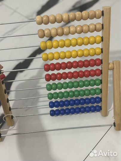 Деревянные счеты IKEA детские