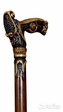 Трость резная для ходьбы опорная