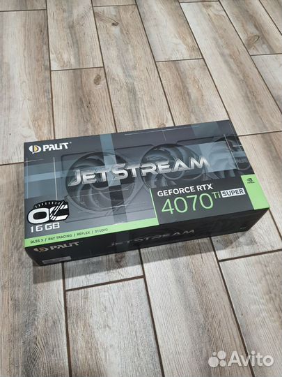 Видеокарта Palit RTX4070Ti Super Jetstream OC 16Gb