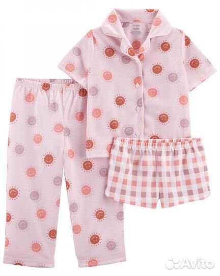 Пижама для девочек Carters, размер 5T