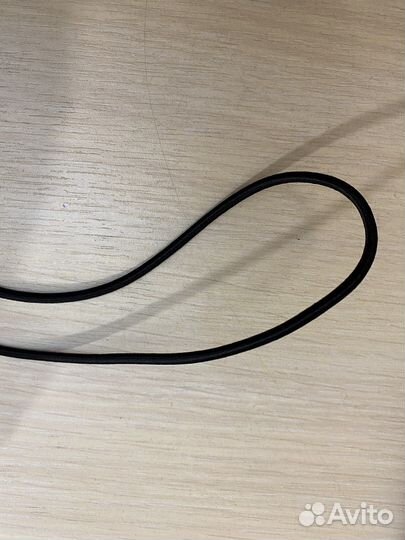 Шнур эластичный шляпный Д3 мм черный