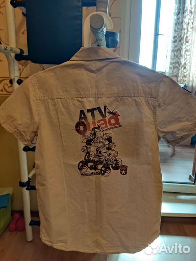 Новые рубашки с коротк.рукавом на мальчика пакетом