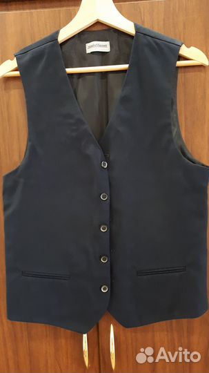 Желет темно синий